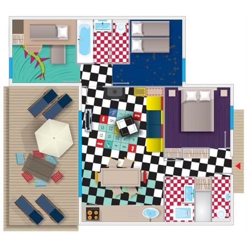 Fairy Tale Kingdom cottage TF964 at Les Trois Forêts